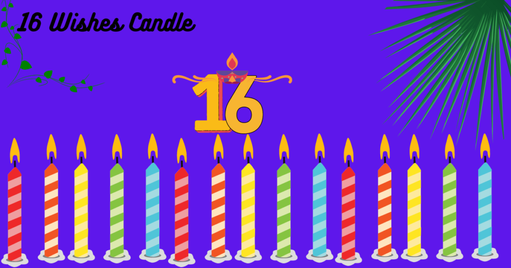 16 wishes candles