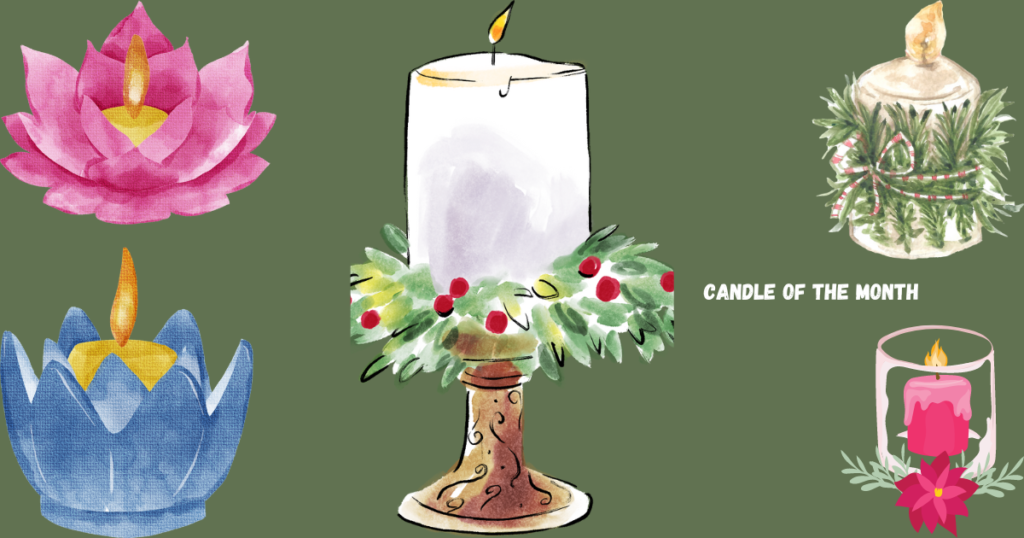 candle of the month
